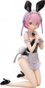 FREEing 1/4 Re:ZERO -Starting Life in Another World- Ram: Bare Leg Bunny Ver. Figure  , FRE10106, by FREEING