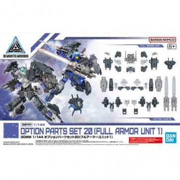 Bandai 1/144 30MM Option Parts Set 20 (Full Armor Unit 1), BAN86947, by BANDAI