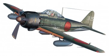 Hasegawa 1/48 Mitsubishi A6M5c / A6M7 Zero Fighter Fighter Type 52 H / Fuyo troops  , HAS74484, by HASEGAWA
