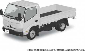 Aoshima 1/32 Raku-Pla Hino Dutro(White), AOS67222, by AOSHIMA