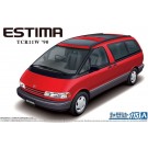 Aoshima The Model Car No.115 1/24 Toyota TCR11W Estima Twin Moon Roof '90   , AOS57537, by AOSHIMA