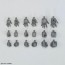 Bandai Gundam Option Parts Set Gunpla 04 (Build Hands Round Shape), BAN67069, by BANDAI