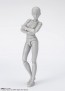 Bandai S.H.Figuarts Body-chan -Sports- Edition DX SET (Gray Color Ver.), BAC49348, by BANDAI