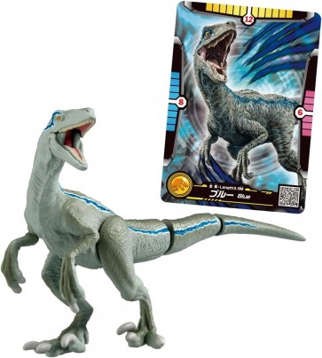 TAKARA TOMY Ania Jurassic World Blue (with Ania Battle Card), TAK52848, by TAKARA TOMY