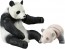 TAKARA TOMY Ania AL-27 Giant Panda Parent and Child, TAK19391, by TAKARA TOMY