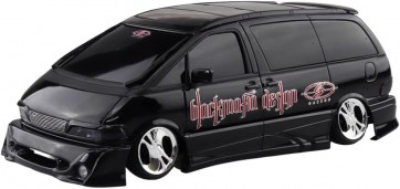 Aoshima 1/24 The Tuned Car No.96 Black Mafia TCR11W Estima '98 (Toyota), AOS01619, by AOSHIMA