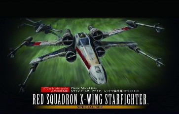 BANDAI  Star Wars Plastic Model Kit 1/72 X-wing Starfighter Red Squadron specification Special Set, BAN05220, by BANDAI