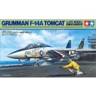 Tamiya 1/48 Aircraft Series GRUMMAN F-14A TOMCAT (LATE MODEL) CARRIER LAUNCH SET, TAM11225, by TAMIYA
