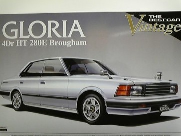 Aoshima 1/24 Nissan Gloria 4 Door Hard Top 280 E Blowam (P 430) plastic kit , AOS02834, by AOSHIMA