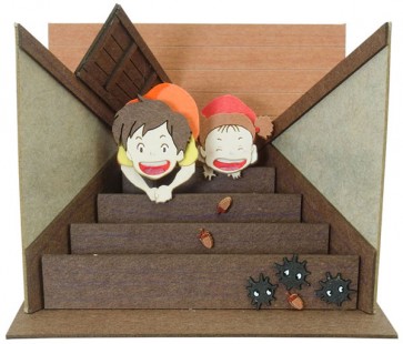 Sankei MINIATUART KIT STUDIO GHIBLI MINI COME ON OUT, MAKKURO KUROSUKE , SNK49537, by SANKEI
