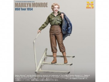X Plus 1/8 Marilyn Monroe (U.S.O. Tour 1954) Plastic Model Kit, XPL22699, by X Plus