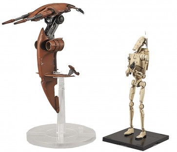 1/12 STARWARS Battle Droid & Stap  Bandai Plastic KIT, BAN75752, by BANDAI