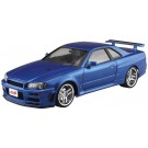 Aoshima 1/24 INITIAL D: KOZO HOSHINO BNR34 SKYLINE GT-R  , AOS57339, by AOSHIMA
