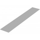 Wave Plastic Material (Gray) Shredded Board 0.3 x 4.0 mm 10pcs, WAV24647, by WAVE