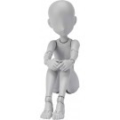 Bandai S.H.Figuarts Body-chan Ken Sugimori Edition DX SET (Gray Color Ver.), BAC21030, by BANDAI