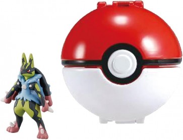TAKARA TOMY Pokemon Moncolle Pokedelze Yellow Mega Lucario (Monster Ball), TAK90093, by TAKARA TOMY