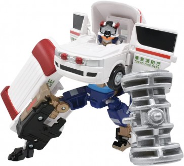 TAKARA TOMY Tomica Job Raver JB03 Medibraver Custom Toyota Himedic Ambulance, TAK29186, by TAKARA TOMY