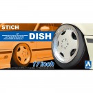 Aoshima 1/24 The Tuned parts 104 Stich Zauber Dish 17-inch  , AOS06117, by AOSHIMA