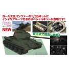 Platz 1/35 Girls und Panzer das Finale T-34/85 Pravda High School 'Sensha no Naibu o Koukaishimasu!' (w/Interior Recreation Parts), PLZ79531, by PLATZ