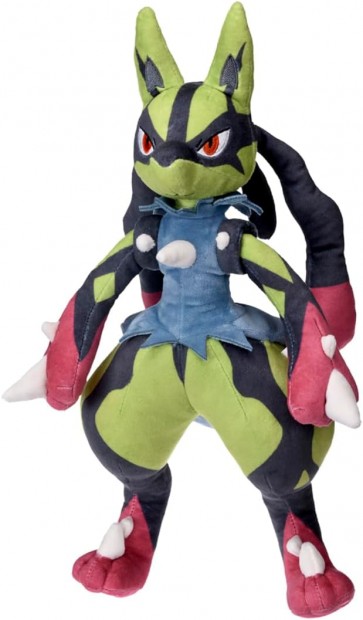 TAKARA TOMY Pokemon Plush Toy Yellow Mega Lucario, TAK56532, by TAKARA TOMY
