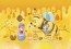Epoch Jigsaw Puzzle Puzzle Decoration mini Disney Pooh /Golden Honey 70pcs  , EPC00325, by Epoch