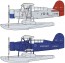Hasegawa 1/72 SOC-3 Seagull Seaplane Type "Battleship Pennsylvania Based Aircraft", HAS23949, by HASEGAWA