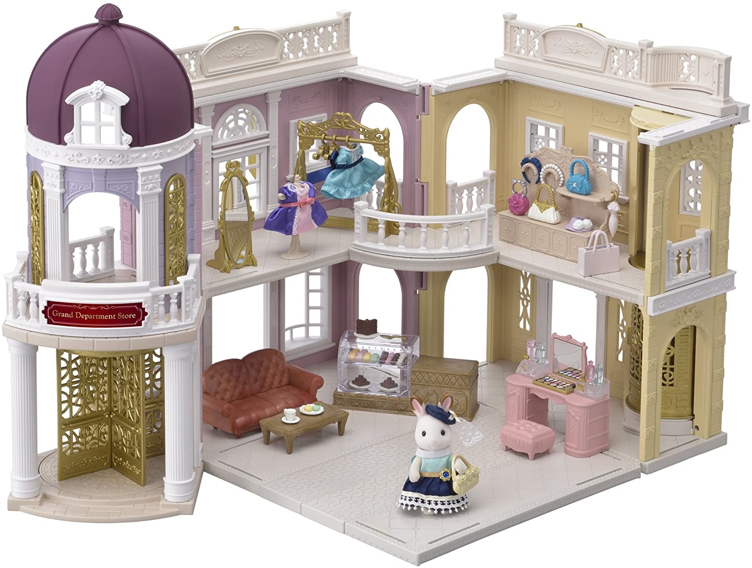 Epoch Sylvanian Families TS-12 Stylish Department Store in Town Deluxe Set  , EPC98300, by Epoch