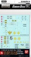BANDAI  Gundam Decal MG Zak 2 S & F / J   Plastic Model kit, BAN41235, by BANDAI