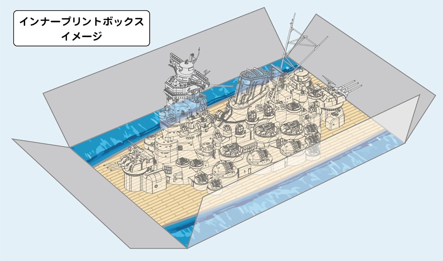Fujimi 1/200 Equipment Series No.2 EX-7 Japanese Battleship Yamato
