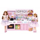 TAKARA TOMY LICCA-CHAN LF-06 A lot of chat Rika-chan kitchen  , TAK16788, by TAKARA TOMY