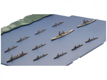 Fujimi  1/3000 IJN Guadalcanal Fleet Set (Kongo/Haruna/Isuzu/with Pre-Painted Escort Fighter), FUJ01515, by FUJIMI