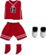 Good Smile Company Nendoroid Doll Outfit Set: Basketball Uniform (Red), GSC74634, by GOOD SMILE COMPANY