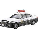 Aoshima 1/24 The Model Car No.129 Toyota GRS210 Crown Patrol Car For Patrol '16, AOS59999, by AOSHIMA
