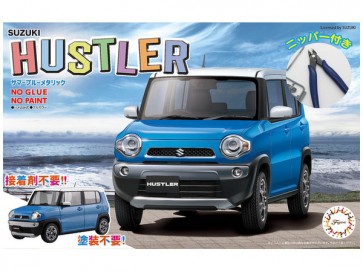 Fujimi 1/24 Car NEXT Series No.3 EX-1 Suzuki Hustler (Summer Blue Metallic) Special Version (with Nipper)  , FUJ66110, by FUJIMI