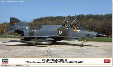 Hasegawa 1/72 RF-4E Phantom II West Luftwaffe Splitter Camouflage, HAS24458, by HASEGAWA