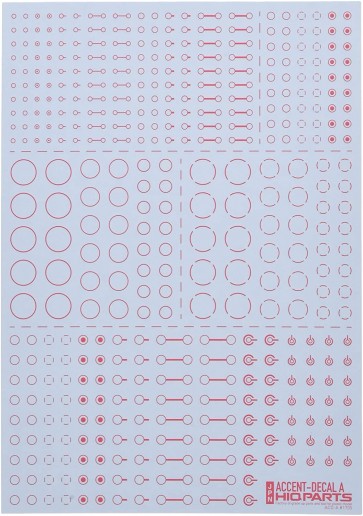 HI Q PARTS Accent Decal A Pink (1 piece) , HIQ72861, by HI Q PARTS