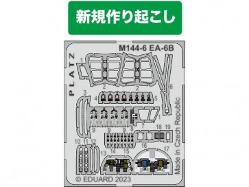 Platz 1/144 Photo-etched Parts for U.S. Navy Electronic Warfare Aircraft EA-6B Prowler, PLZ97979, by PLATZ