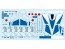 Platz 1/100 Air Self-Defense Force T-4 Blue Impulse 2023 Matsushima Base Return 10th Anniversary Decal Included, PLZ01782, by PLATZ
