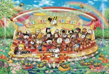 Epoch Jigsaw Puzzle Peanuts Snoopy Water Orchestra 300pcs , EPC63011, by Epoch