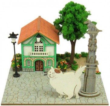 Sankei Miniatuart Kit Studio Ghibli mini Muta and the Cat's Office , SNK48912, by SANKEI