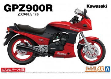 Aoshima 1/12 Kawasaki GPZ900R Ninja A7 type with custom parts, AOS54543, by AOSHIMA