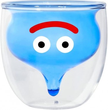 SQUARE ENIX Smile Slime Double Wall Glass Slime [Blue], SQE48716, by SQUARE ENIX