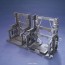 Bandai BUILDERS PARTS SYSTEM BASE (GUNMETAL) , BAN82843, by BANDAI