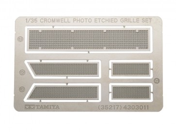 TAMIYA 1/35 MM Tiger I early type etching grill, TAM35217, by TAMIYA