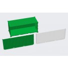 Fujimi 1/24 Car NEXT Series No.1001 20ft Container (Green), FUJ66462, by FUJIMI