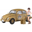 Hasegawa 1/24 Wild Tamago Girls No.03 Volkswagen Beetle "Hazumi Rei" w/Figure,  , HAS22886, by HASEGAWA