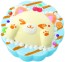 TAKARA TOMY Puni Deco Squishy Cute Fluffy Cat Cupcakes Puni Deco Squishy , TAK61424, by TAKARA TOMY