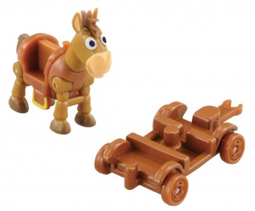TAKARA TOMY DREAM TOMICA RIDE ON TOY STORY TS-06 BULLSEYE & CART  , TAK34121, by TAKARA TOMY