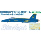 Platz 1/144 US Navy F/A-18C Hornet Blue Angels, PLZ89851, by PLATZ