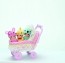 TAKARA TOMY LICCA-CHAN LF-11 TRIPLET BABY STROLLER  , TAK29042, by TAKARA TOMY